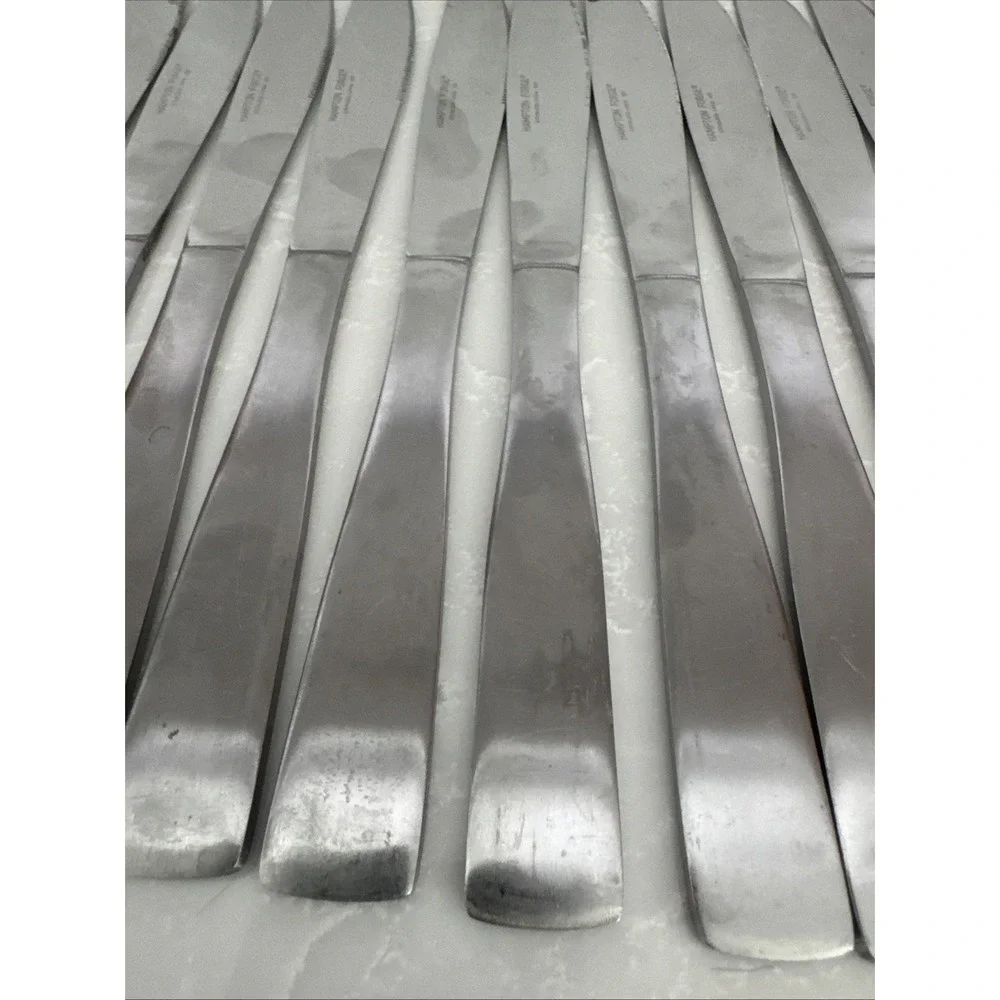 Hampton‎ Forge Bristol Satin Finish Deco Flatware Set 62Pieces Fork Knives Spoon